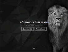 Tablet Screenshot of dueebrasil.com.br